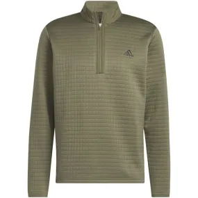 adidas DWR 1/4 Zip Pullover - Olive Strata