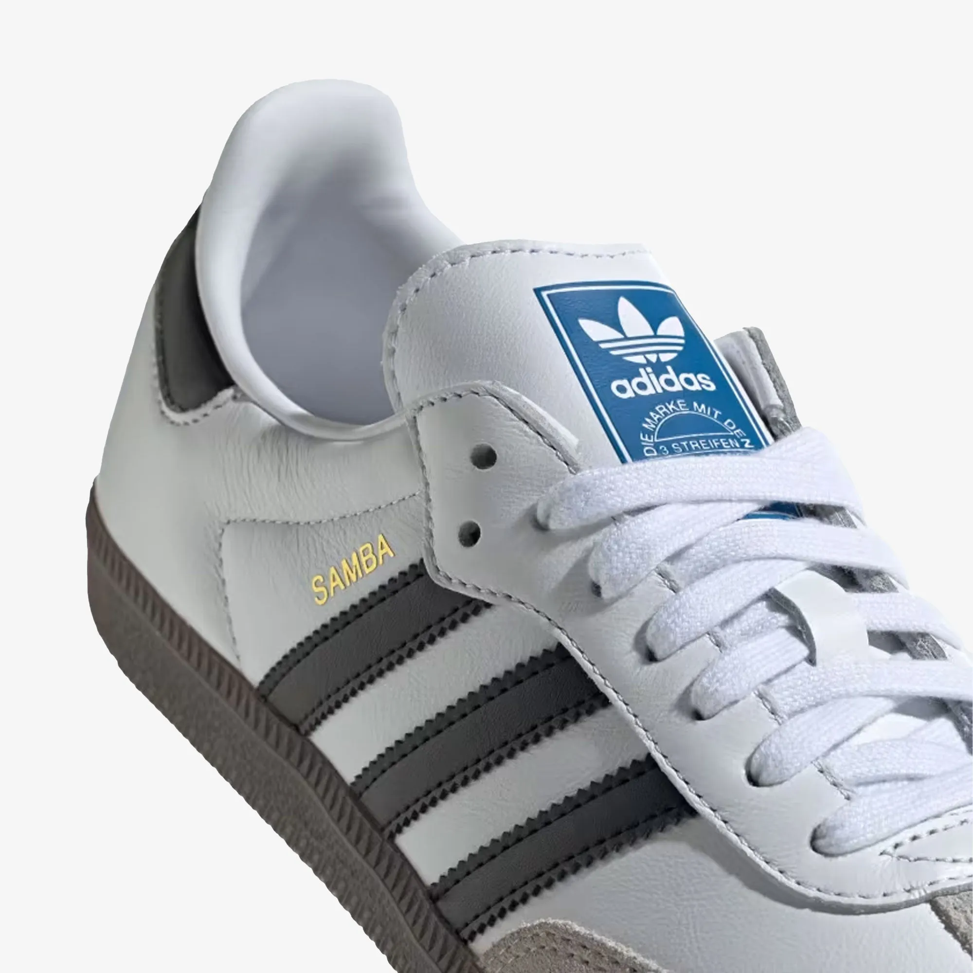 ADIDAS ORIGINALS | WMN'S SAMBA OG { CLOUD WHITE/CORE BLACK/CLEAR GRANITE