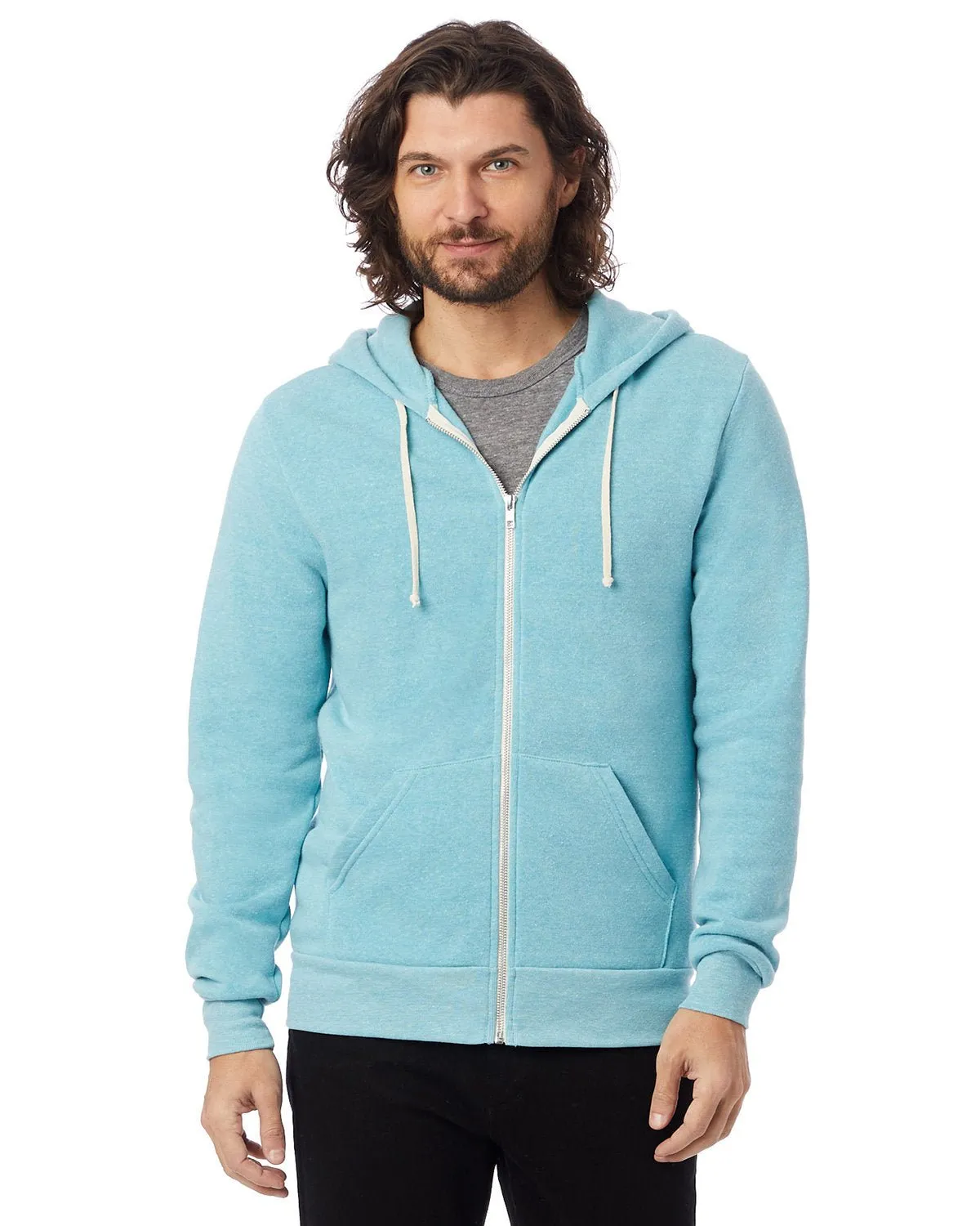 Alternative AA9590 Men's Rocky Eco-Fleece Zip Hoodie