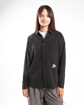 and wander Fleece Base LS Shirt Black