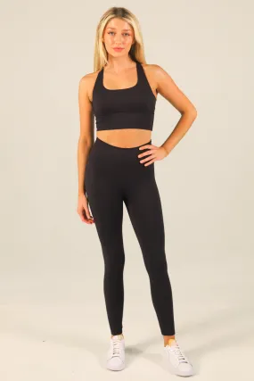 Flex Leggings - Jet Black