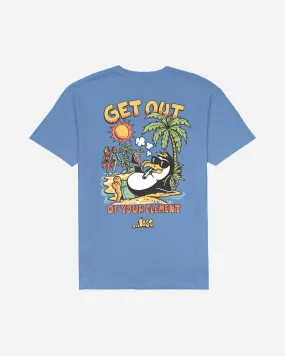 Get Out Tee Coastal Blue