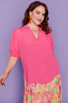 Gianna Crystal Pink Top