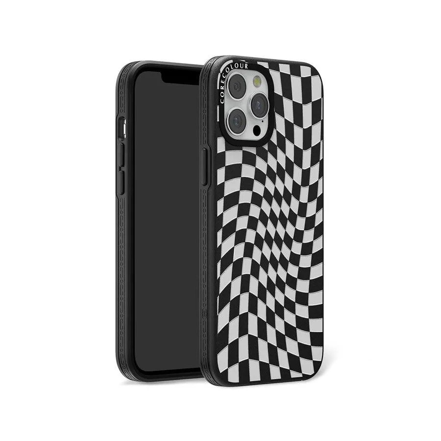 iPhone 12 Pro Max Check Me Out Twisted Black Phone Case