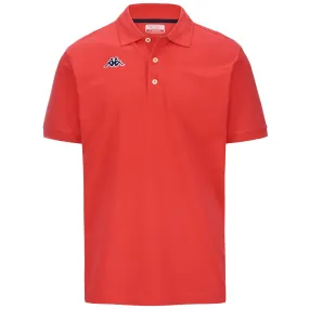 LOGO  HOLIVER MSS - Polo Shirts - Polo - Man - RED POPPY-BLUE NAVY