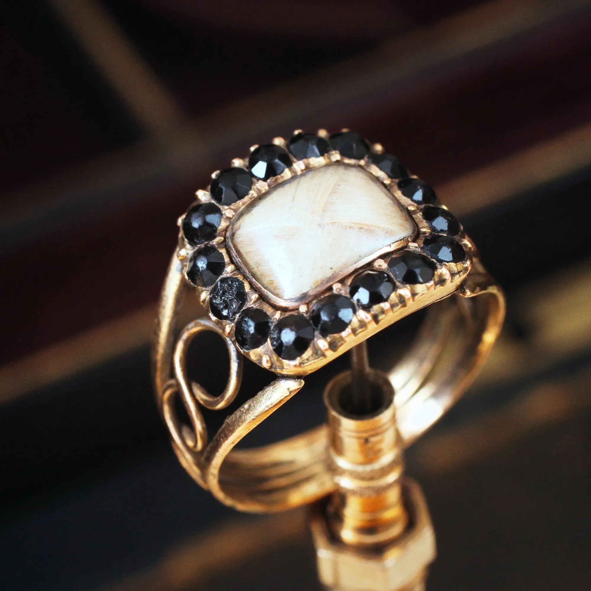 Once Precious Antique Georgian Mourning Ring