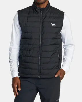 Packable Puffa Puffer Vest - Black