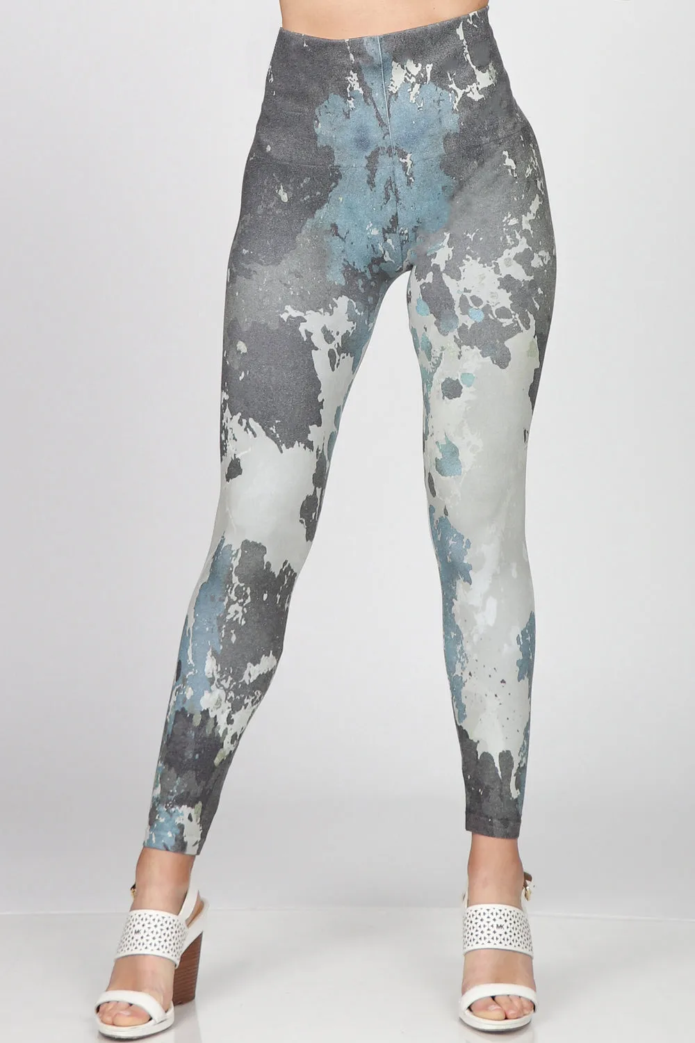 Paint Splatter Print Leggings