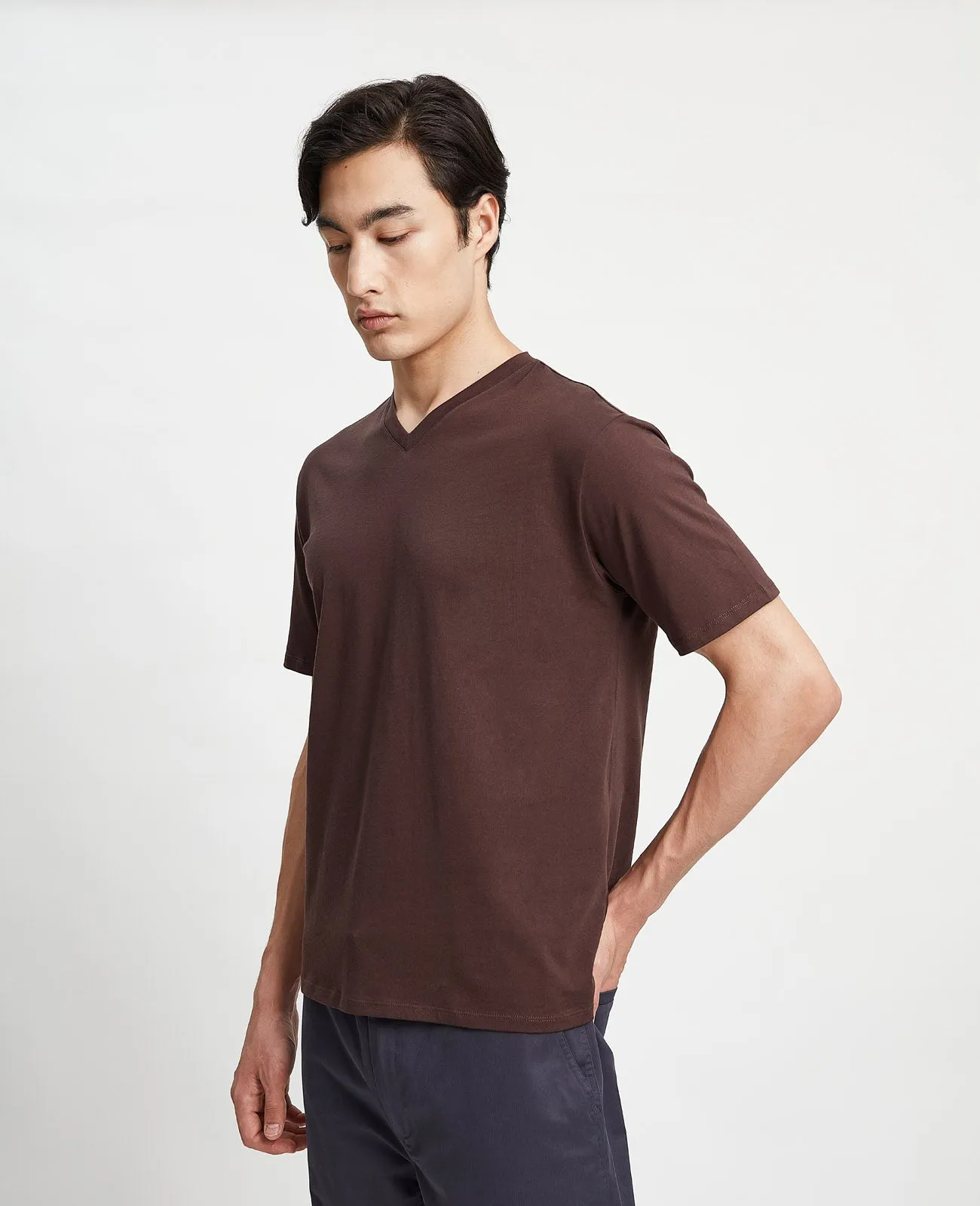 Supima V Neck Tee