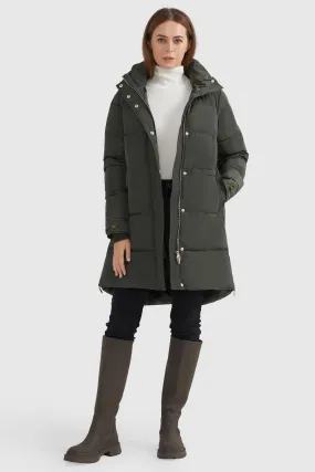 Zipper Winter Thickened Puffer Coat